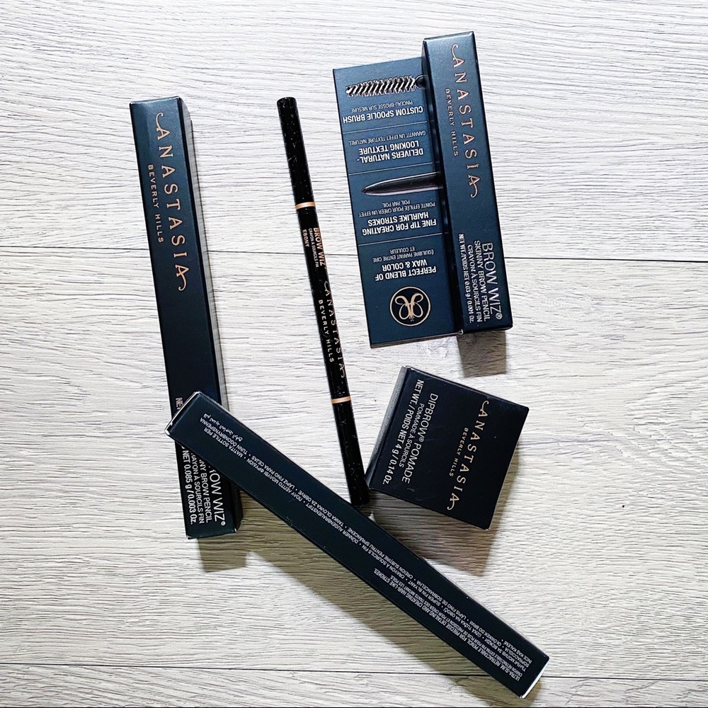 SOLD❌ NEW Anastasia Beverley Hills Brow Wiz Dipbrow Pomade Ebony - Picture 3 of 6